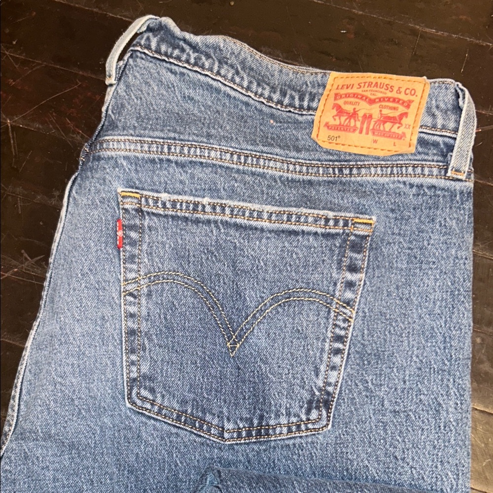 Levi's Blue Boot Cut Jeans